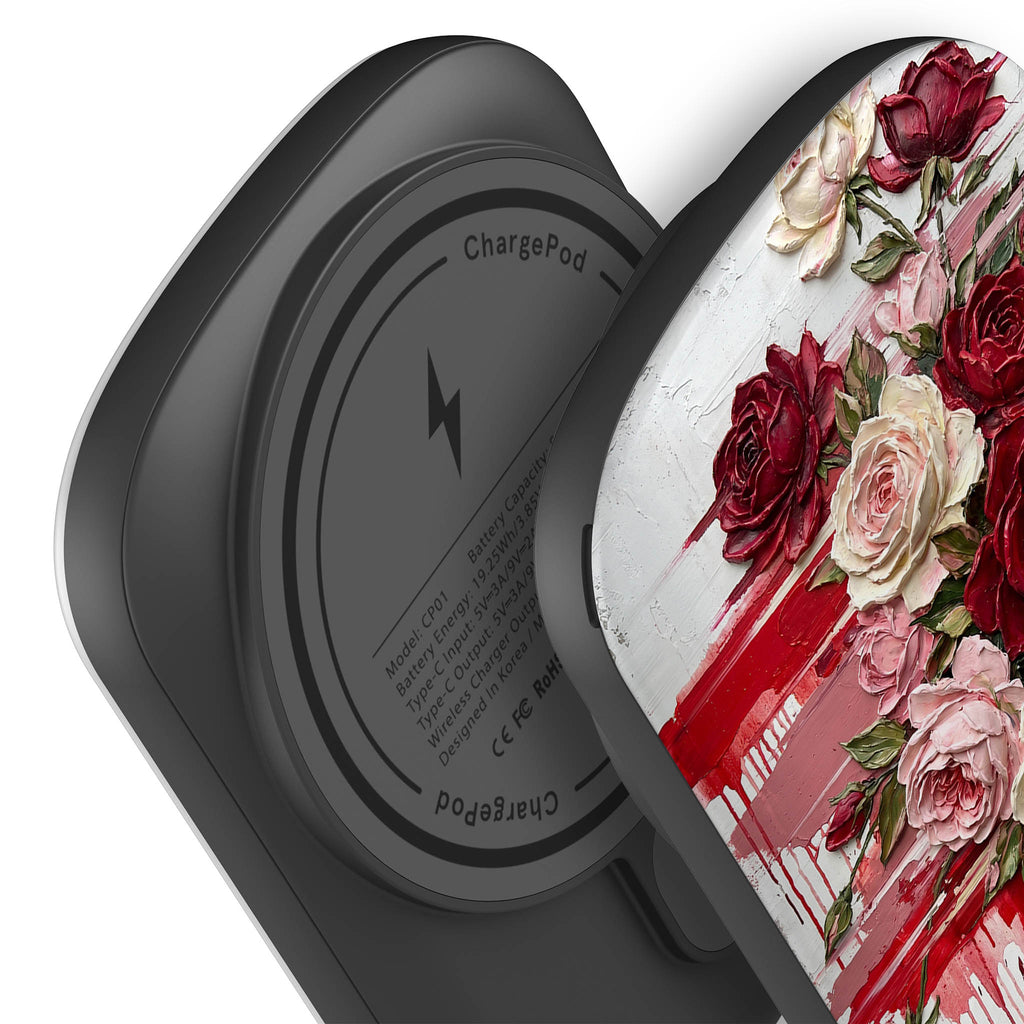 Roses by Frida Lövström — MagSafe CHARGEPOD — Finnaij