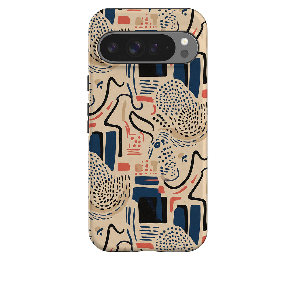 Sandstone Adire by Ada Okoye Tough Case for Google Pixel — Finnaij