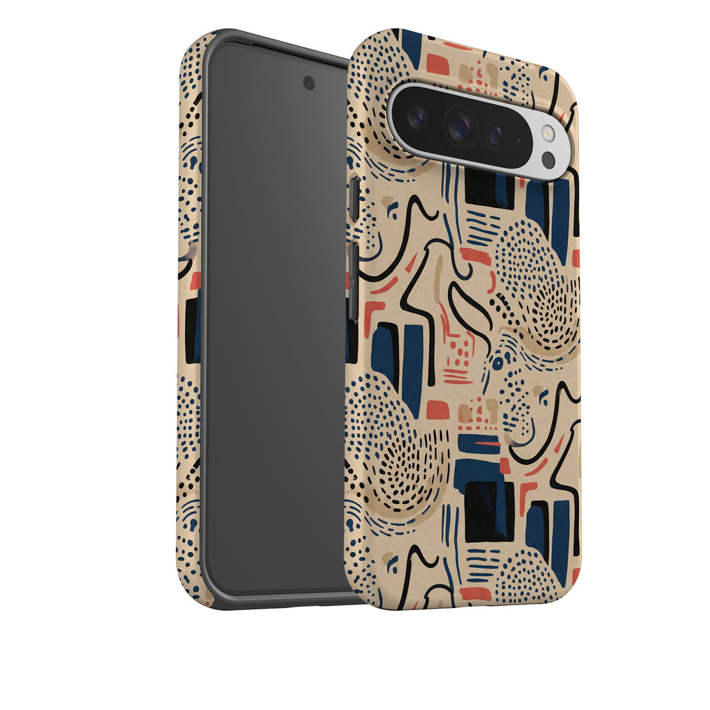 Sandstone Adire by Ada Okoye Tough Case for Google Pixel — Finnaij