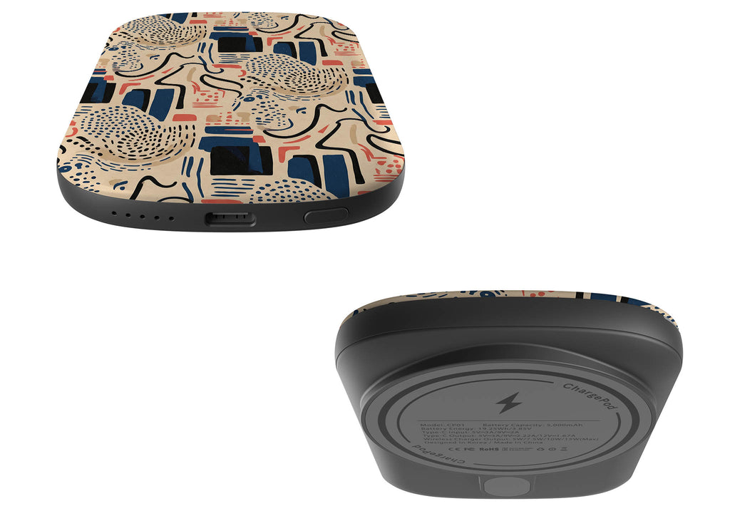 Sandstone Adire by Ada Okoye — MagSafe CHARGEPOD — Finnaij