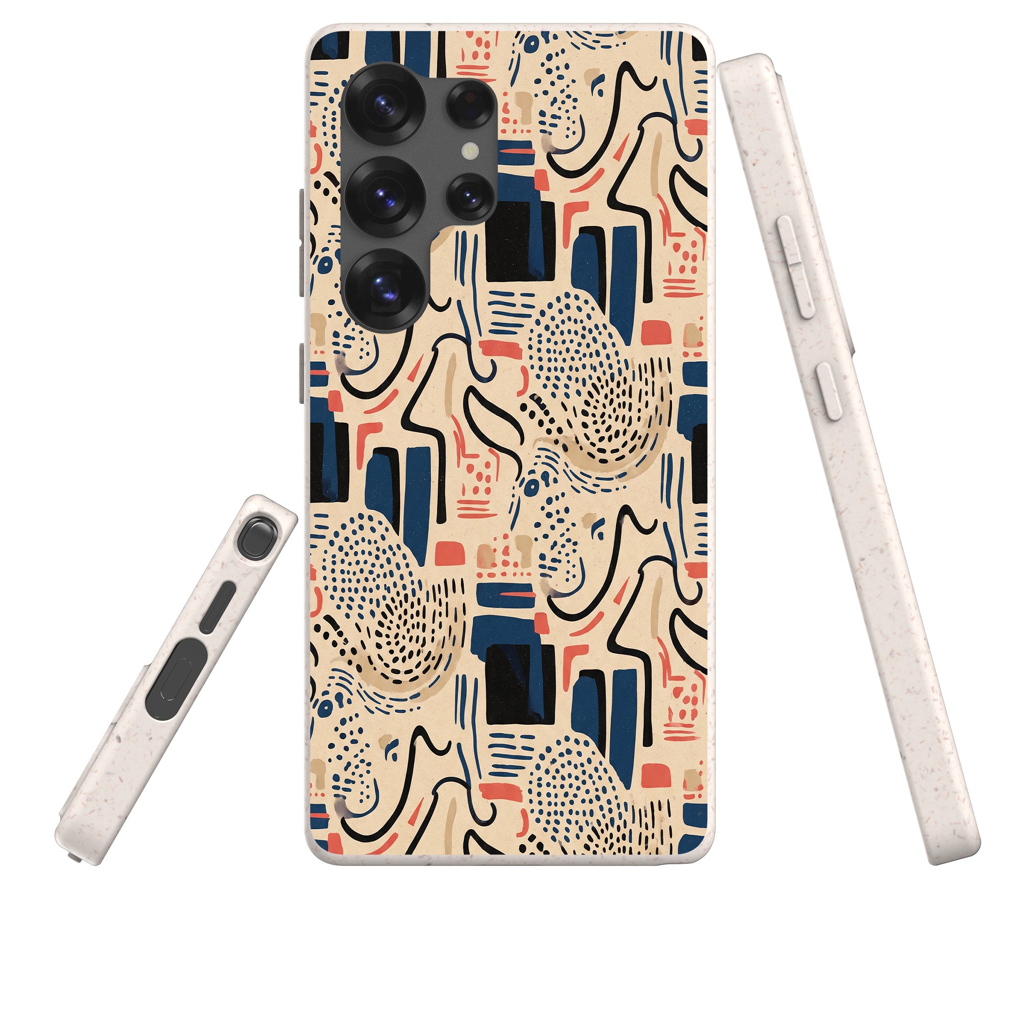 Sandstone Adire by Ada Okoye Bio-degradable Case for Samsung Galaxy — Finnaij