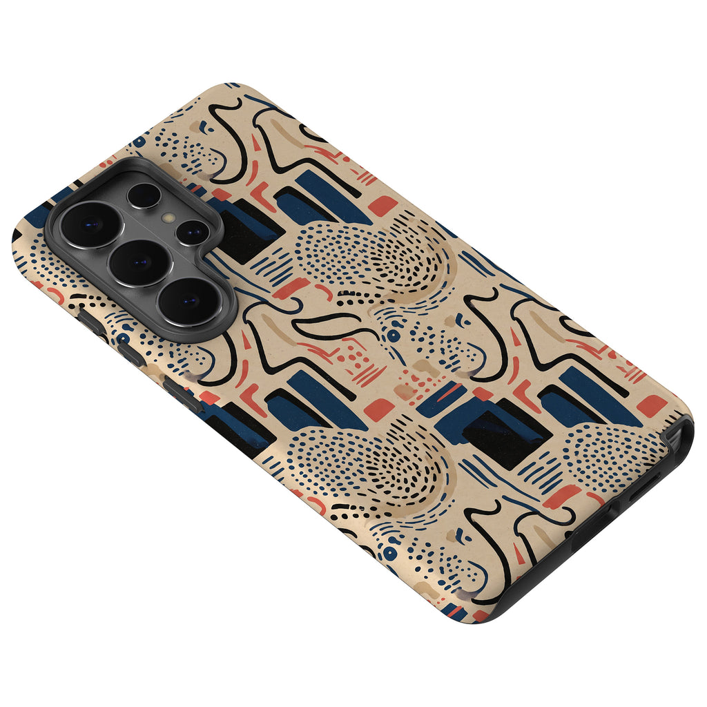 Sandstone Adire by Ada Okoye Tough Case for Samsung Galaxy — Finnaij