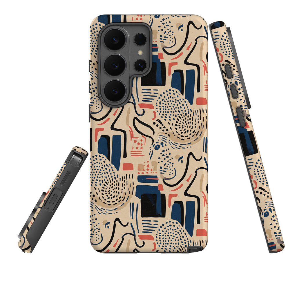 Sandstone Adire by Ada Okoye Tough Case for Samsung Galaxy — Finnaij