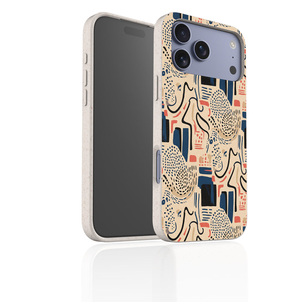 Sandstone Adire by Ada Okoye — iPhone Bio-degradable Case — Finnaij