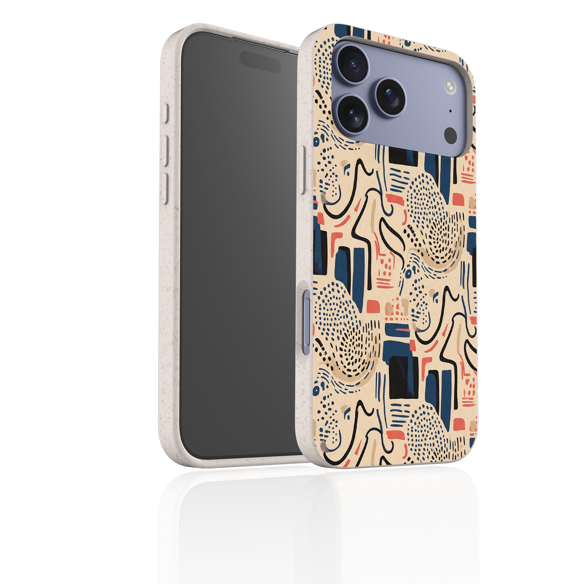 Sandstone Adire by Ada Okoye — iPhone Bio-degradable Case — Finnaij