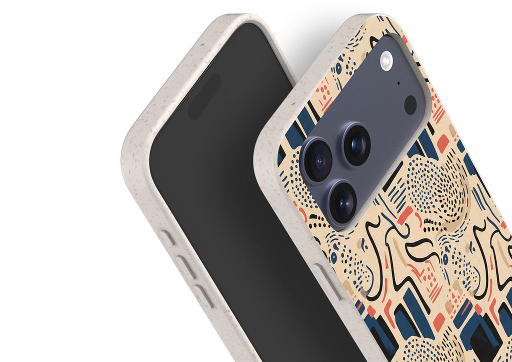 Sandstone Adire by Ada Okoye — iPhone Bio-degradable Case — Finnaij