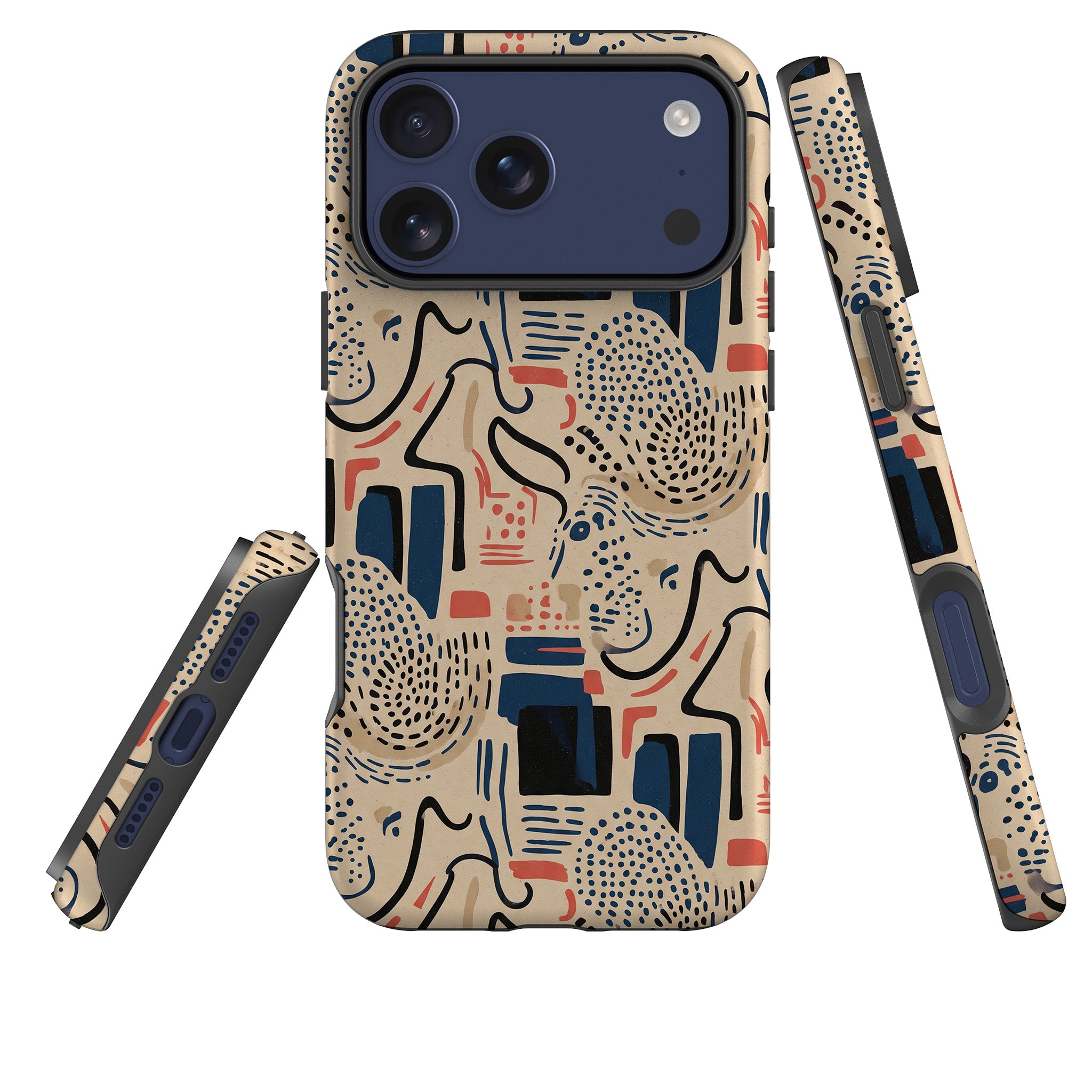 Sandstone Adire by Ada Okoye Tough Case for iPhone — Finnaij