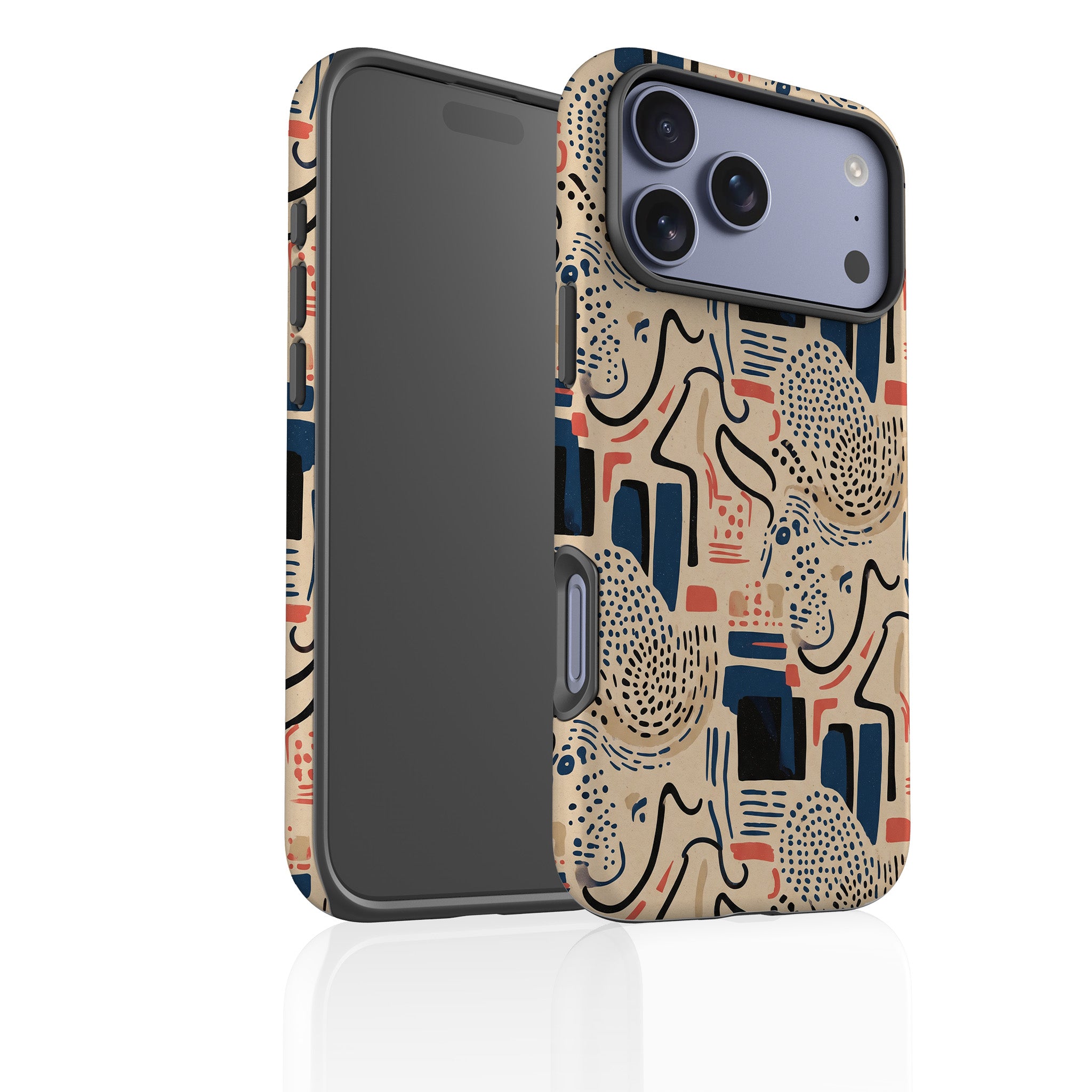 Sandstone Adire by Ada Okoye Tough Case for iPhone — Finnaij