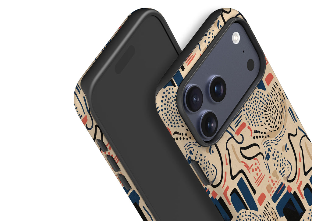 Sandstone Adire by Ada Okoye Tough Case for iPhone — Finnaij