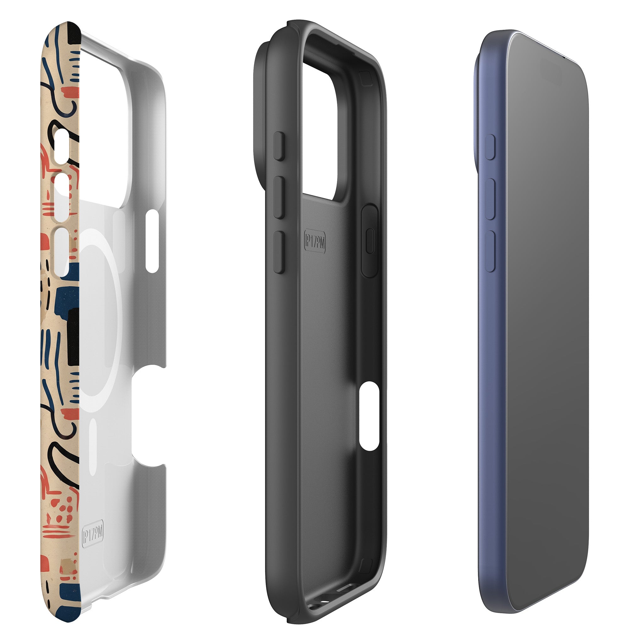 Sandstone Adire by Ada Okoye MagSafe Tough Case for iPhone — Finnaij