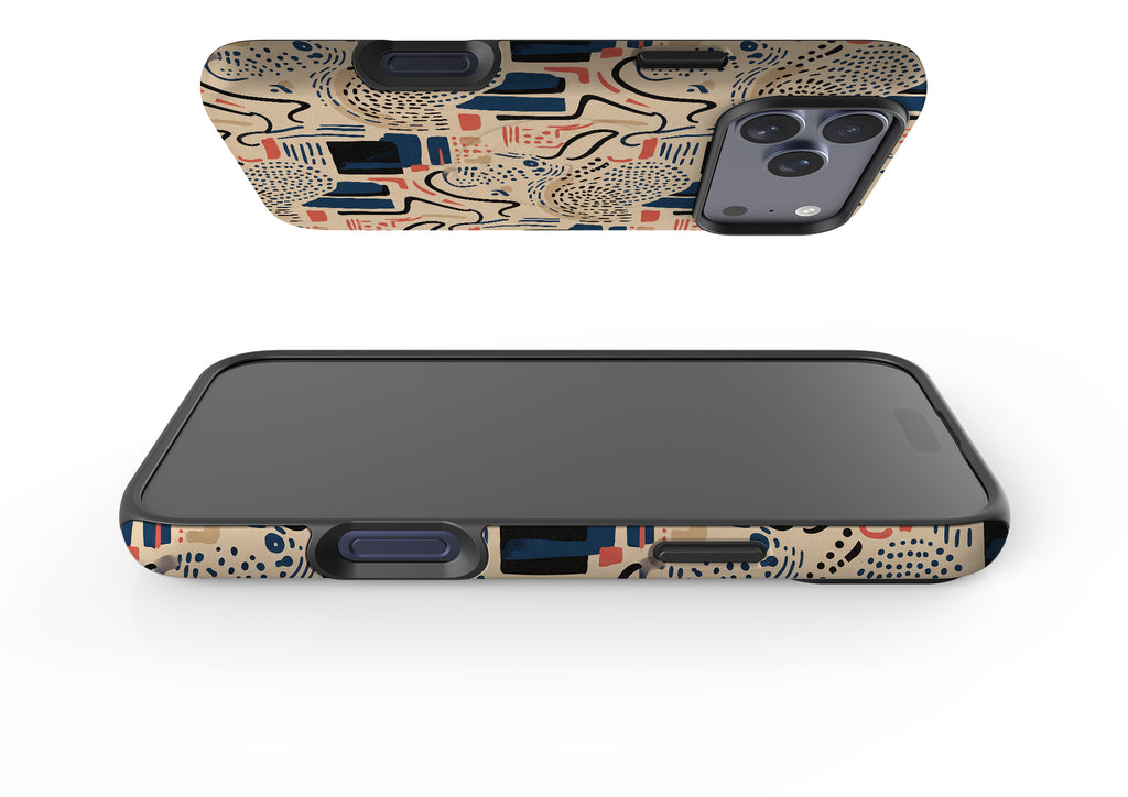 Sandstone Adire by Ada Okoye MagSafe Tough Case for iPhone — Finnaij