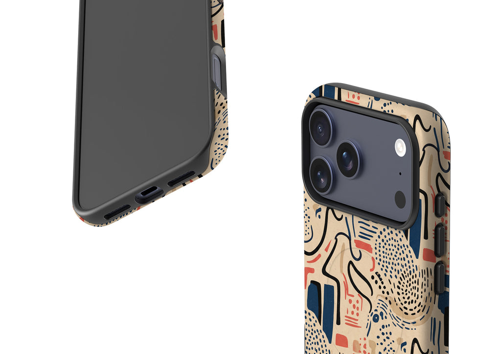Sandstone Adire by Ada Okoye MagSafe Tough Case for iPhone — Finnaij