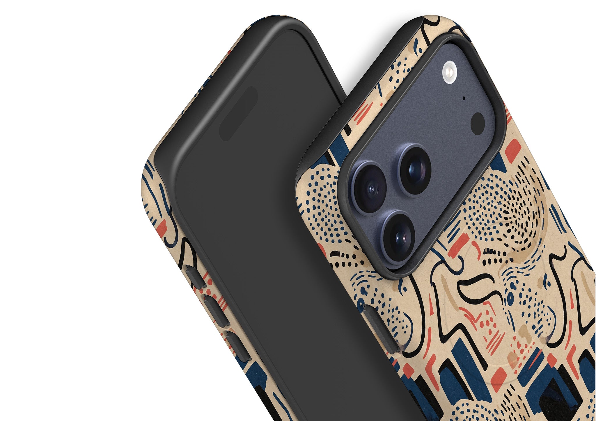 Sandstone Adire by Ada Okoye MagSafe Tough Case for iPhone — Finnaij