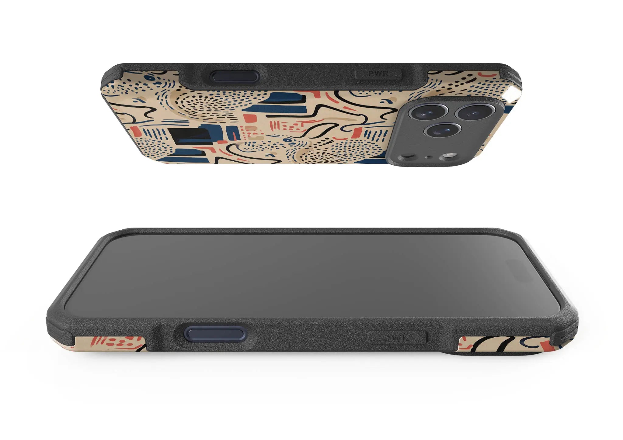 Sandstone Adire by Ada Okoye — Impact Armour MagSafe Case for iPhone — Finnaij