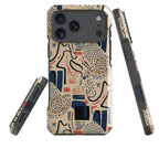 Sandstone Adire by Ada Okoye — Impact Armour MagSafe Case for iPhone — Three Quarter — Finnaij