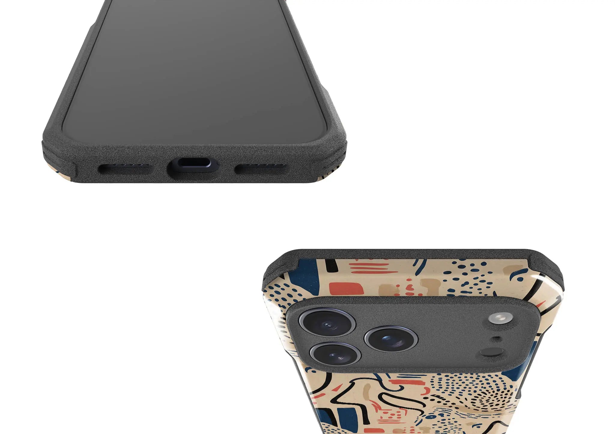 Sandstone Adire by Ada Okoye — Impact Armour MagSafe Case for iPhone — Finnaij