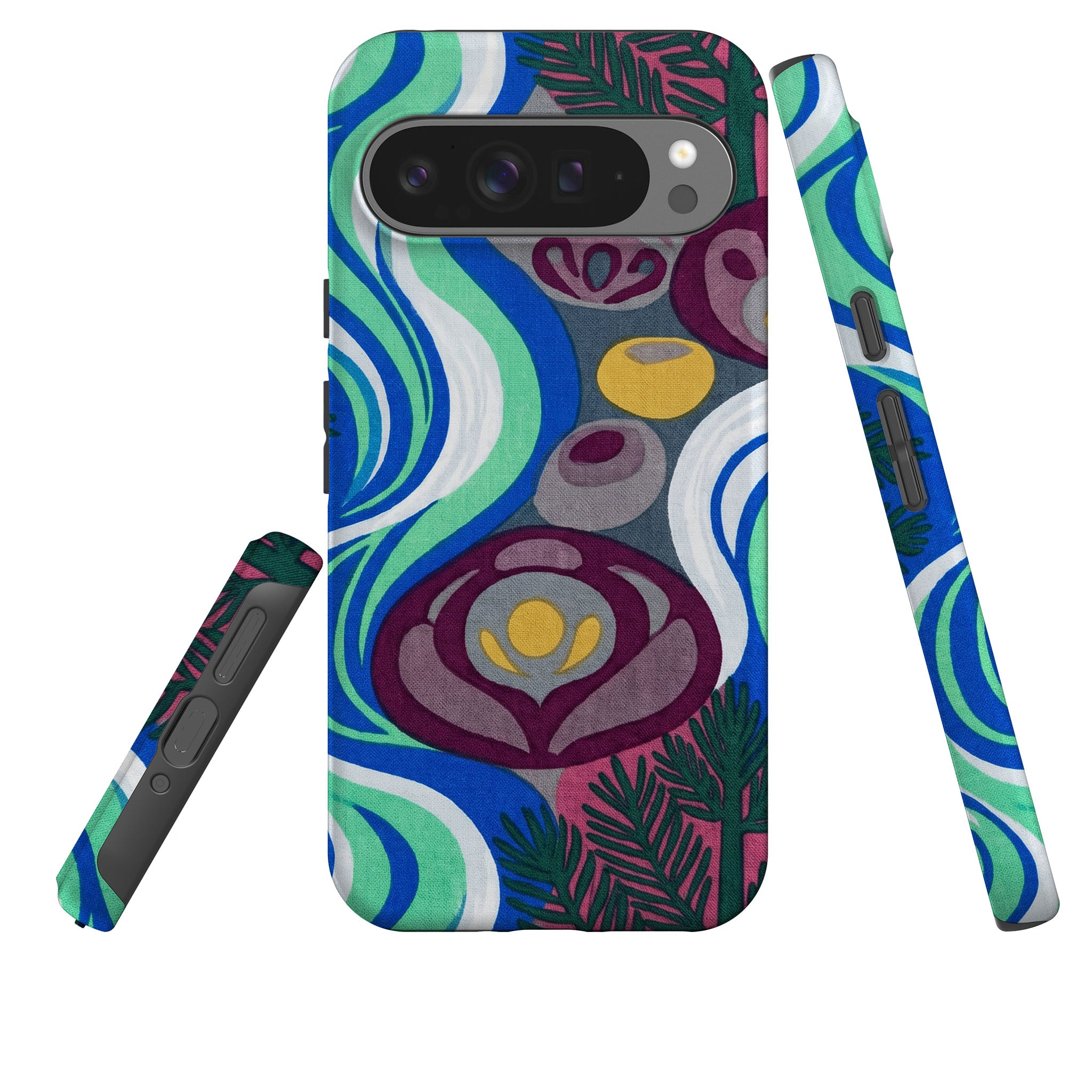 Sauna Bloom Motif by Aino Kallio Tough Case for Google Pixel — Finnaij