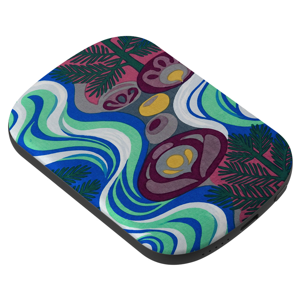 Sauna Bloom Motif by Aino Kallio — MagSafe CHARGEPOD — Finnaij