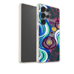 Sauna Bloom Motif by Aino Kallio Bio-degradable Case for Samsung Galaxy — Finnaij