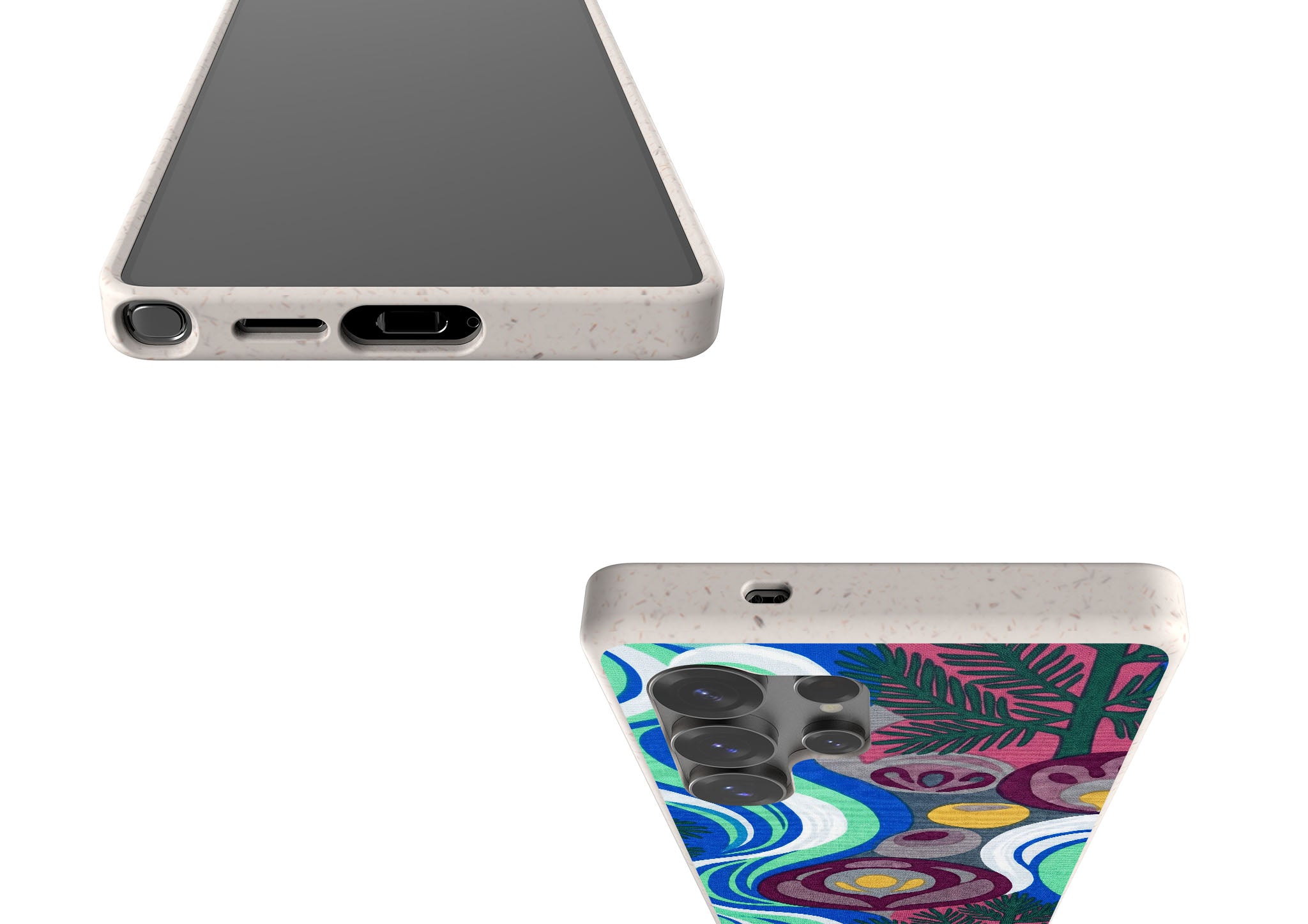 Sauna Bloom Motif by Aino Kallio Bio-degradable Case for Samsung Galaxy — Finnaij