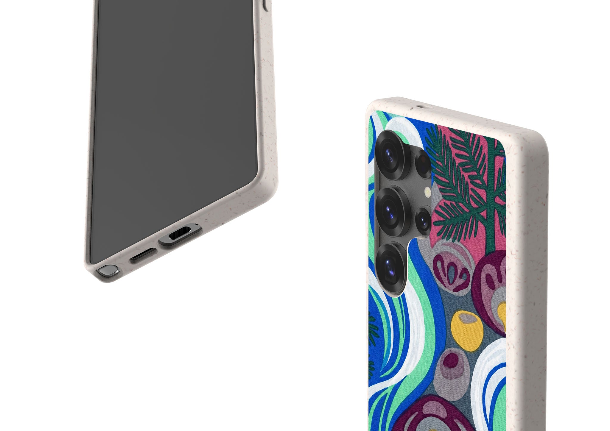 Sauna Bloom Motif by Aino Kallio Bio-degradable Case for Samsung Galaxy — Finnaij