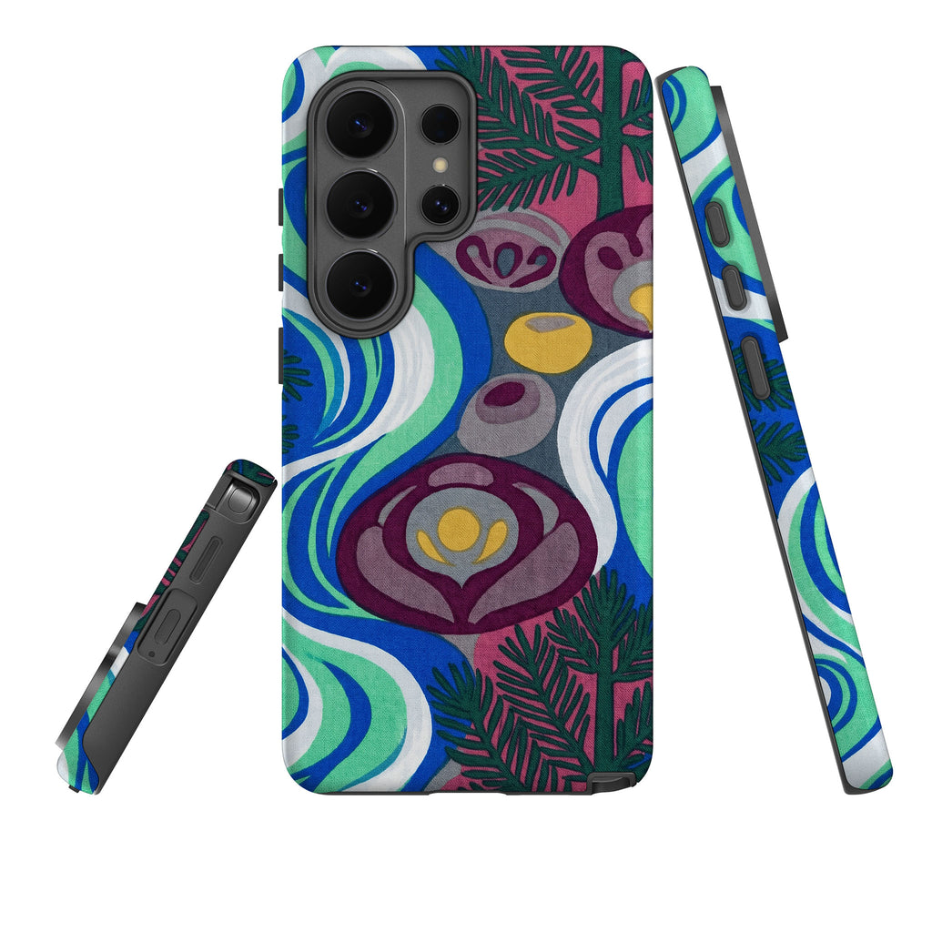 Sauna Bloom Motif by Aino Kallio Tough Case for Samsung Galaxy — Finnaij
