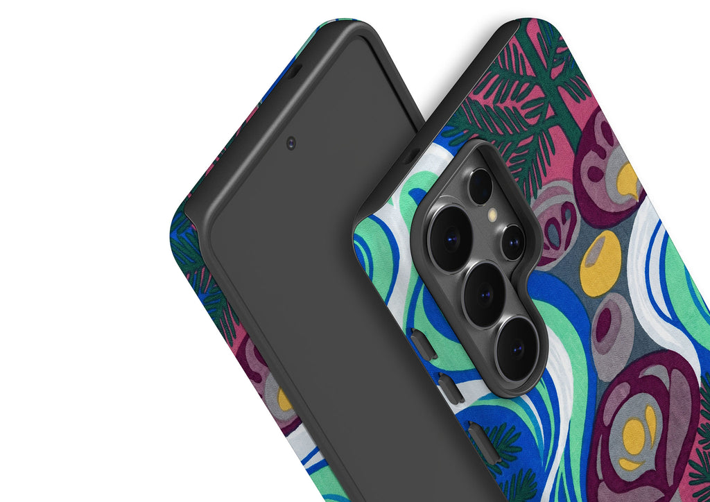 Sauna Bloom Motif by Aino Kallio Tough Case for Samsung Galaxy — Finnaij