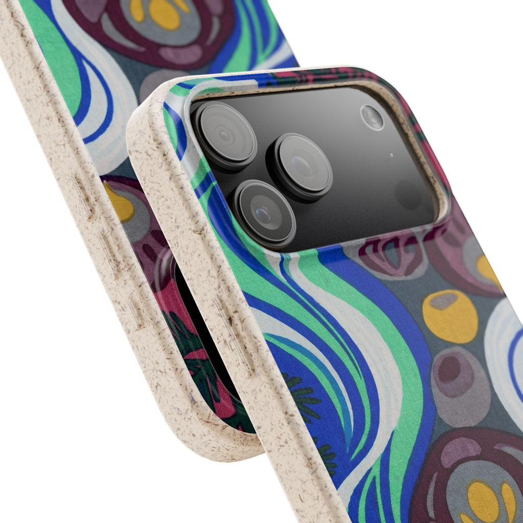 Sauna Bloom Motif by Aino Kallio — iPhone Bio-degradable Case — Finnaij