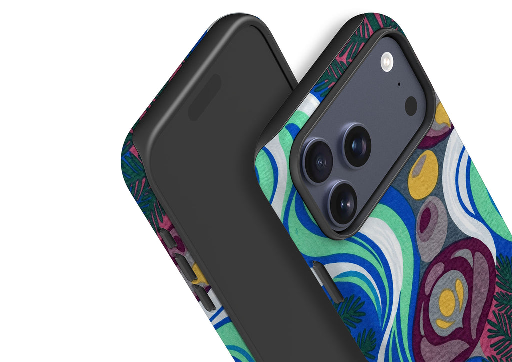 Sauna Bloom Motif by Aino Kallio Tough Case for iPhone — Finnaij
