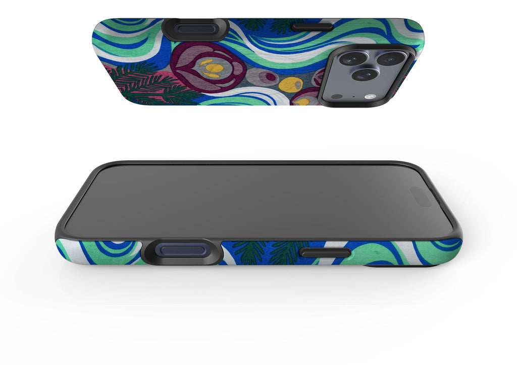 Sauna Bloom Motif by Aino Kallio — Magsafe Tough Case for iPhone — Finnaij
