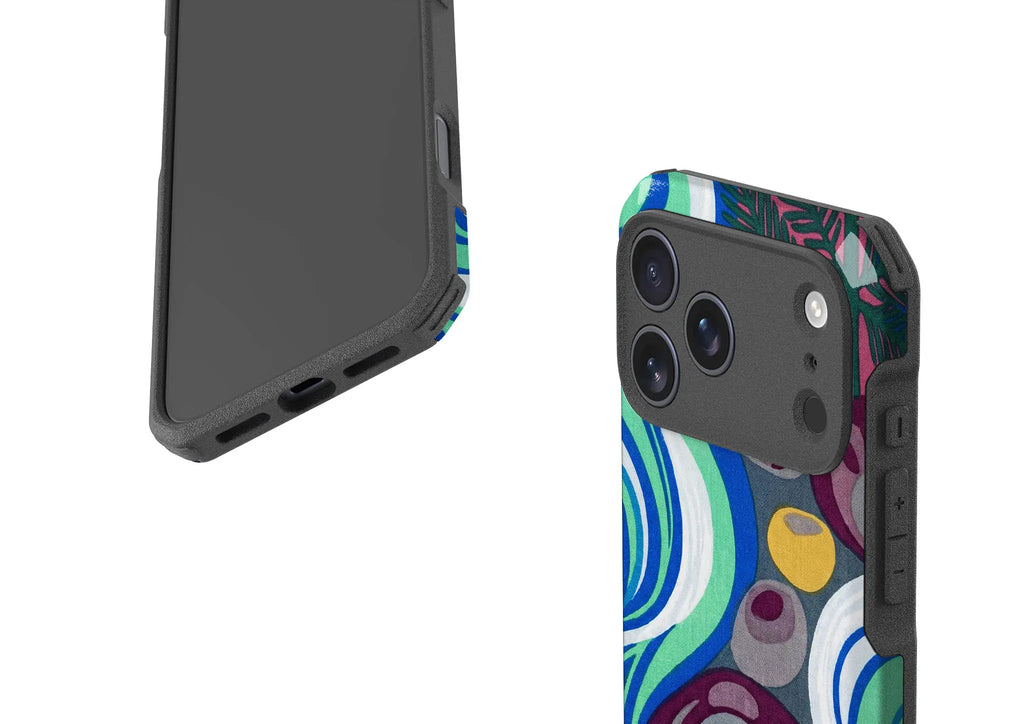 Sauna Bloom Motif by Aino Kallio — Impact Armour MagSafe Case for iPhone — Finnaij