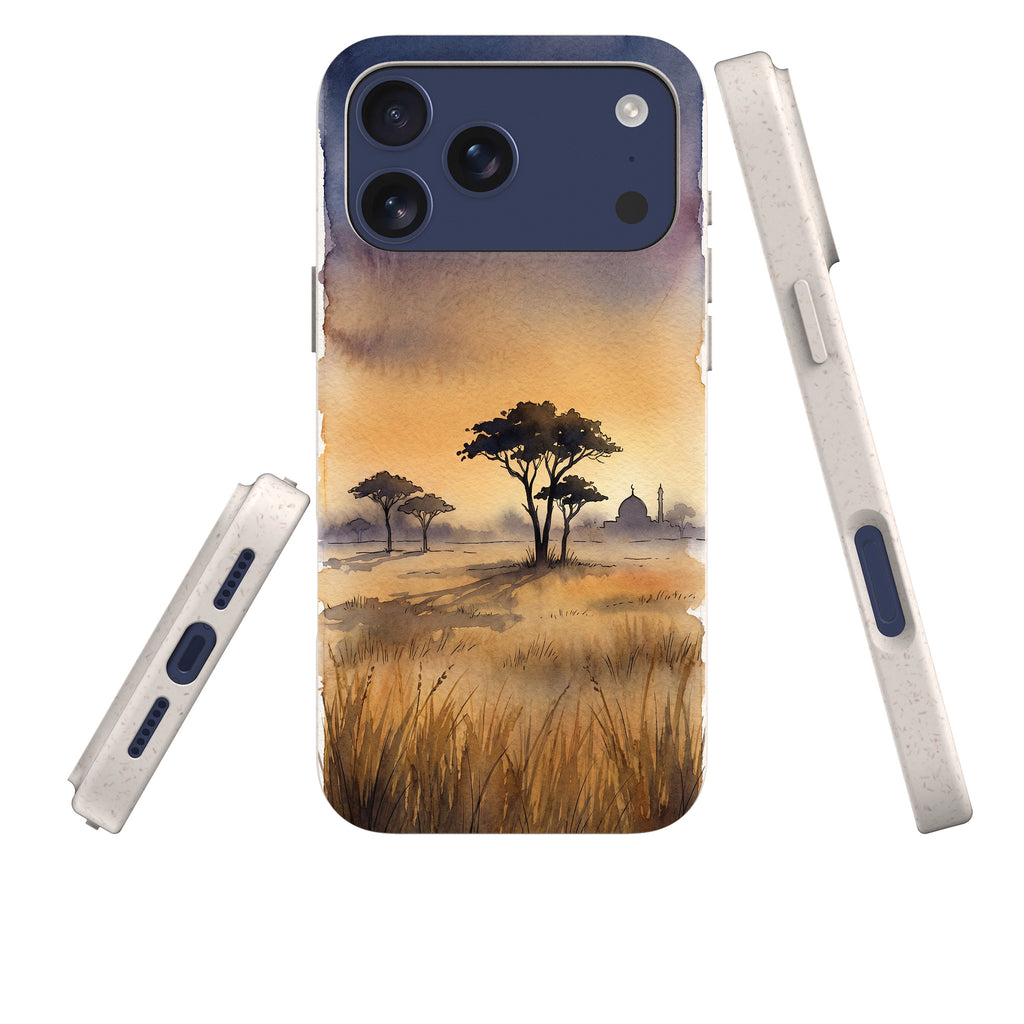 Savannah Haze by Tobi Akinyemi — iPhone Bio-degradable Case — Three Quarter — Finnaij