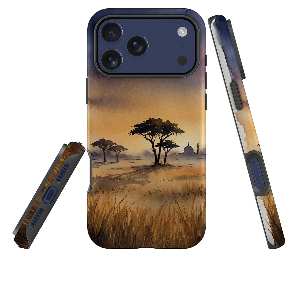 Savannah Haze by Tobi Akinyemi — Tough Case for iPhone — Three Quarter — Finnaij
