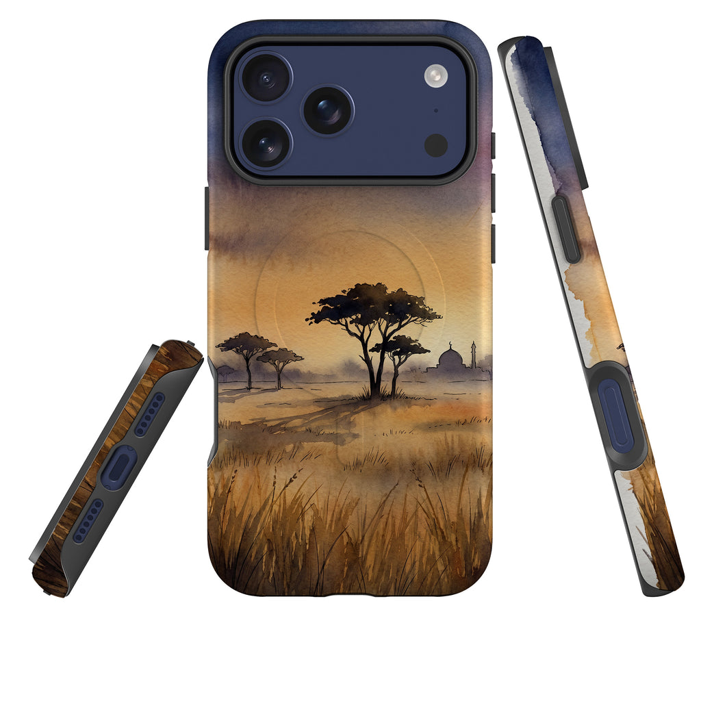 Savannah Haze by Tobi Akinyemi — MagSafe Tough Case for iPhone — Three Quarter — Finnaij