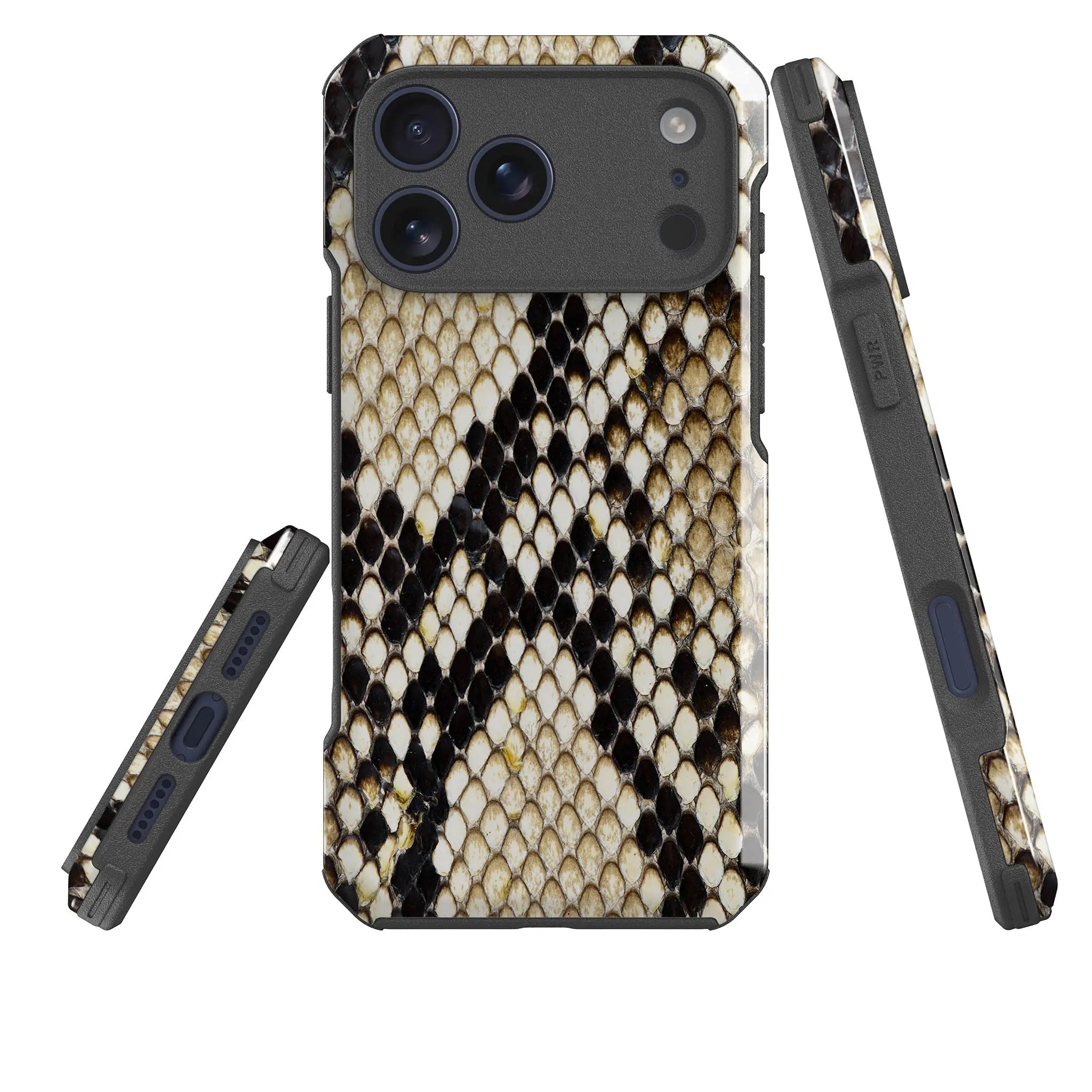 Serpent Chic — Impact Armour MagSafe Case for iPhone — Three Quarter — Finnaij