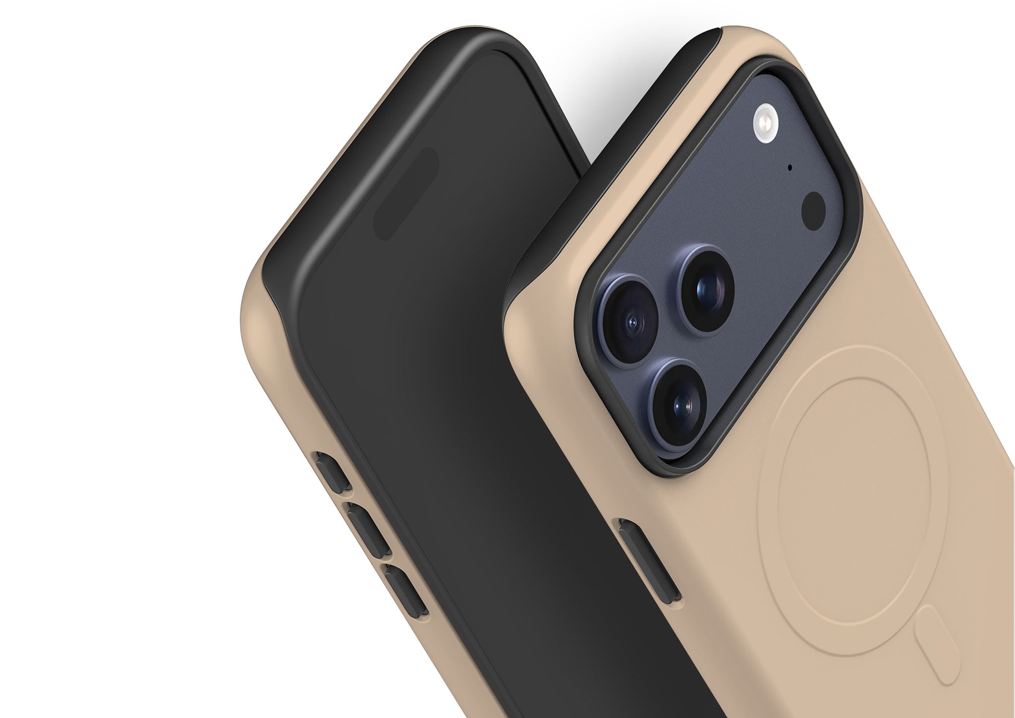 Simple Range Beige Harvest — Magsafe Tough Case for iPhone — Finnaij