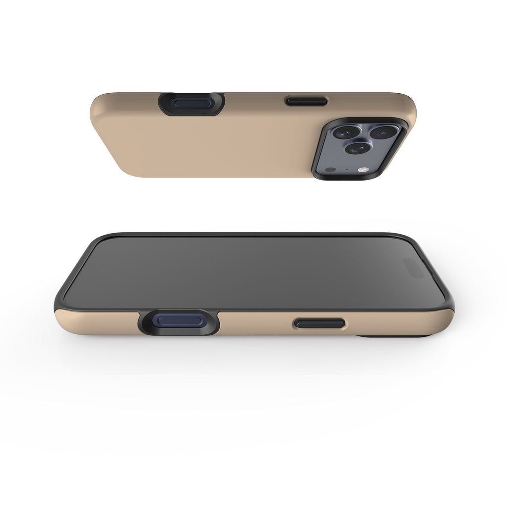 Simple Range Beige Harvest Tough Case for iPhone — Finnaij