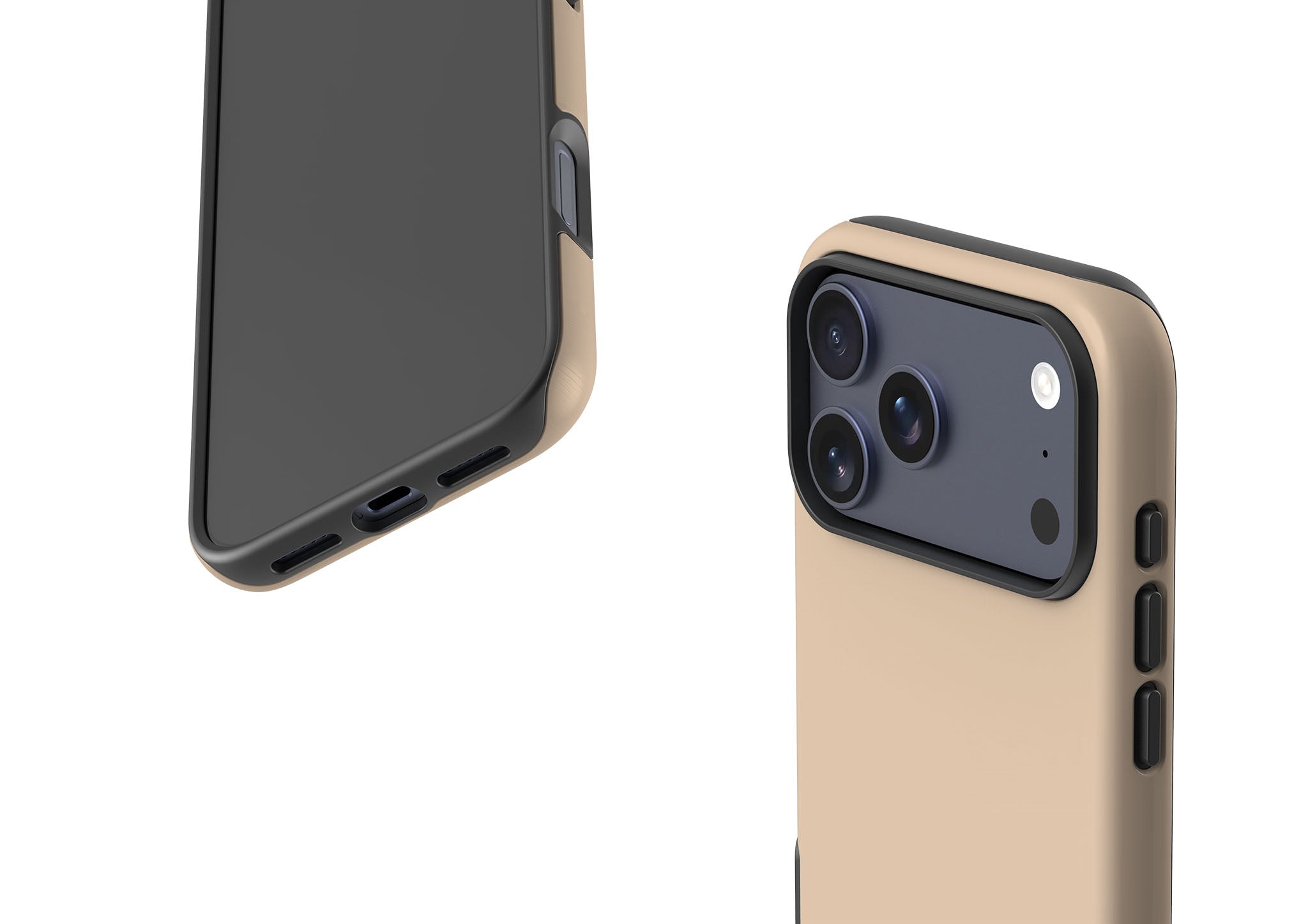 Simple Range Beige Harvest Tough Case for iPhone — Finnaij