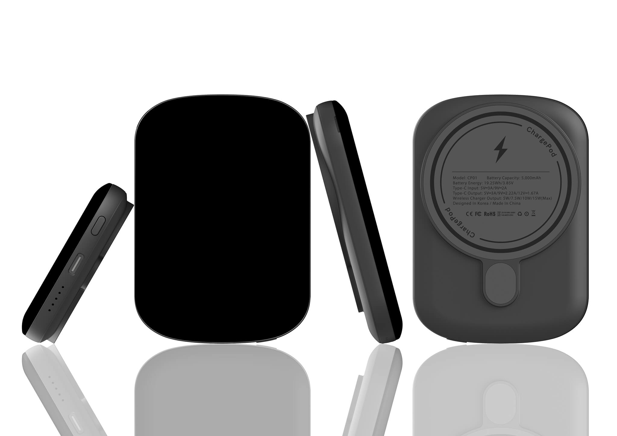 Simple Range Black MagSafe CHARGEPOD — Finnaij