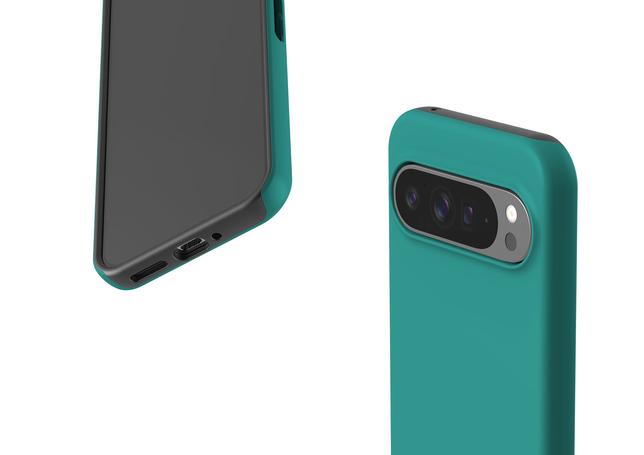 Simple Range Teal Tough Case for Google Pixel — Finnaij