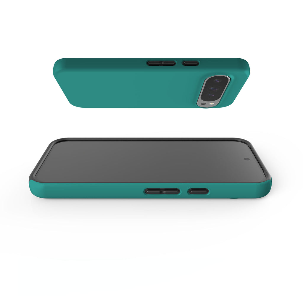 Simple Range Teal Tough Case for Google Pixel — Finnaij