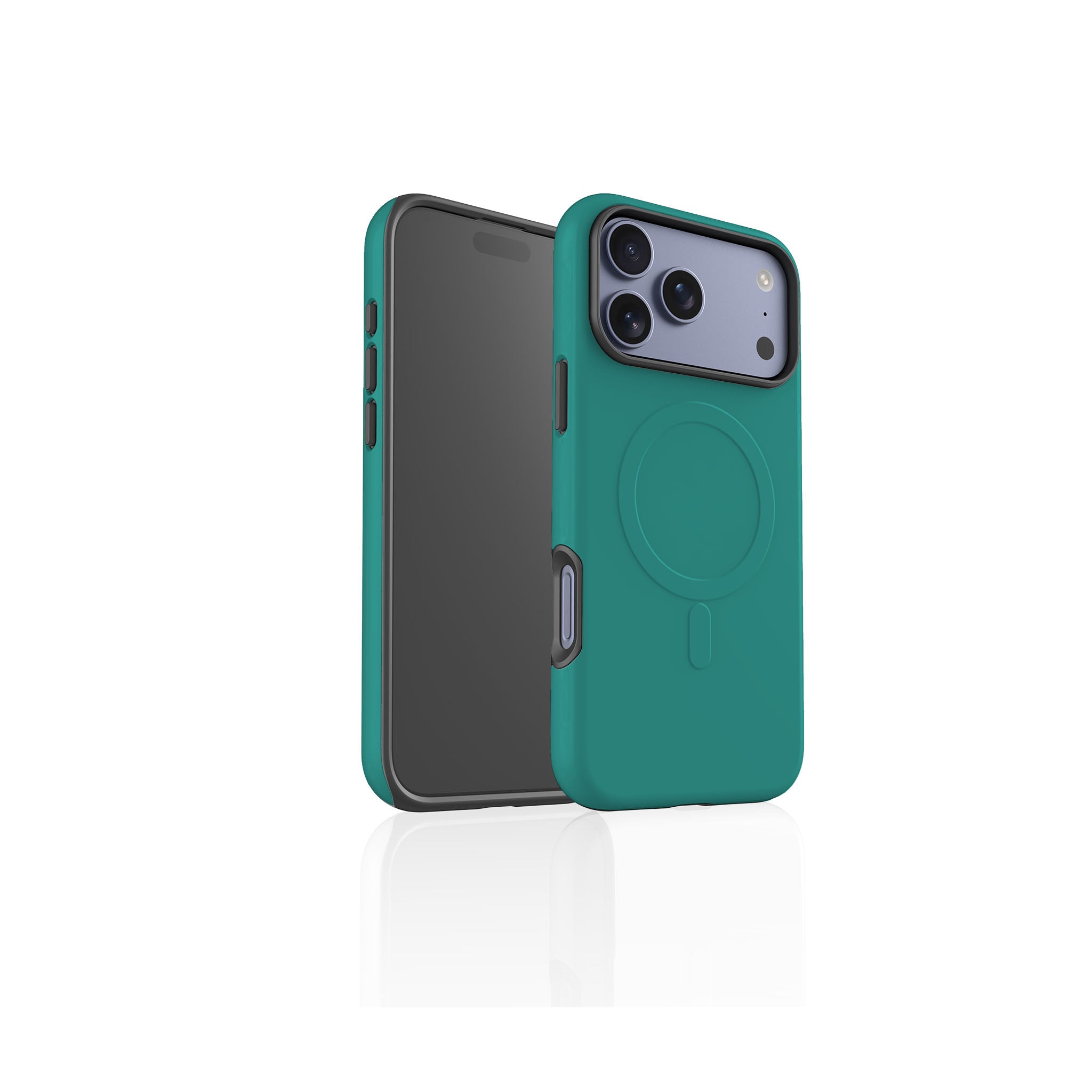 Simple Range Teal — Magsafe Tough Case for iPhone — Finnaij