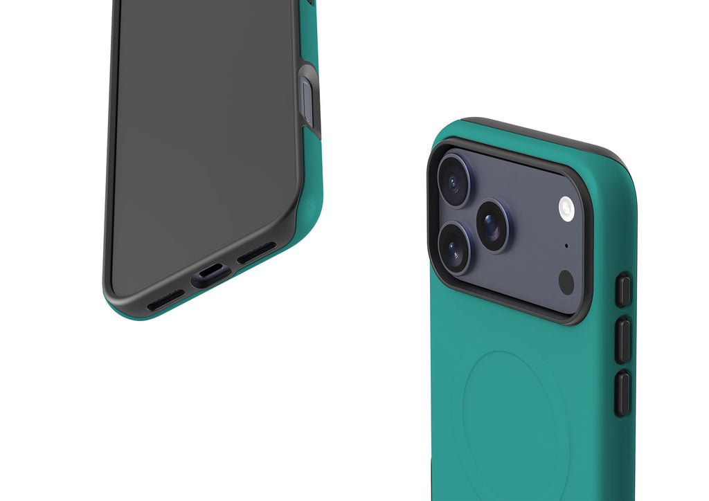 Simple Range Teal — Magsafe Tough Case for iPhone — Finnaij
