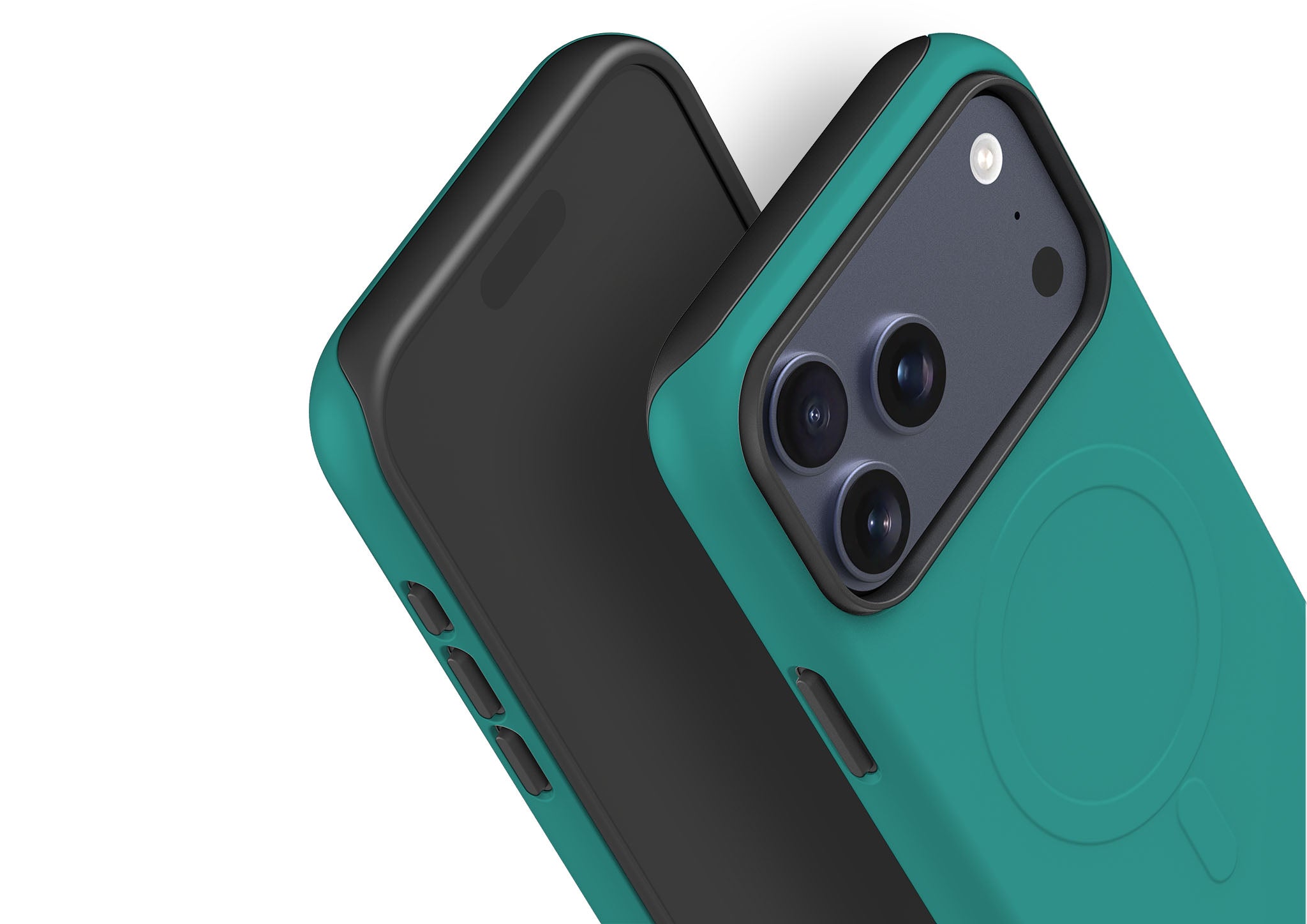 Simple Range Teal — Magsafe Tough Case for iPhone — Finnaij