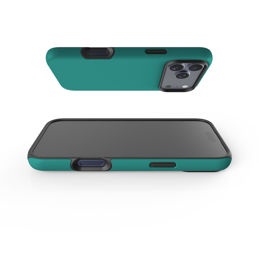 Simple Range Teal Tough Case for iPhone — Finnaij