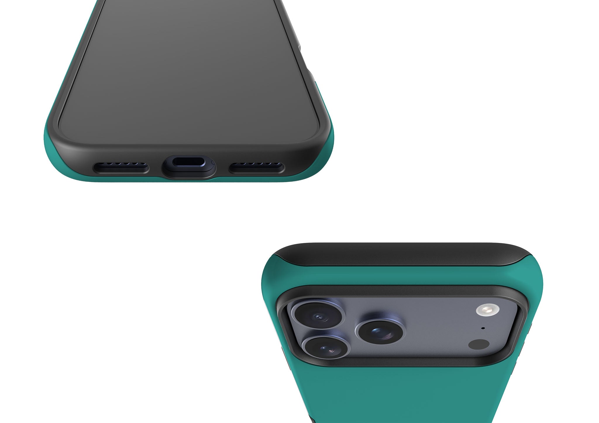 Simple Range Teal Tough Case for iPhone — Finnaij