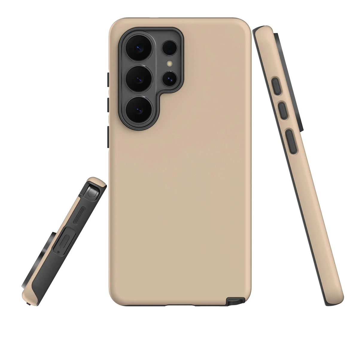 Simple Range Beige Harvest — Tough Case for Samsung — Three Quarter — Finnaij