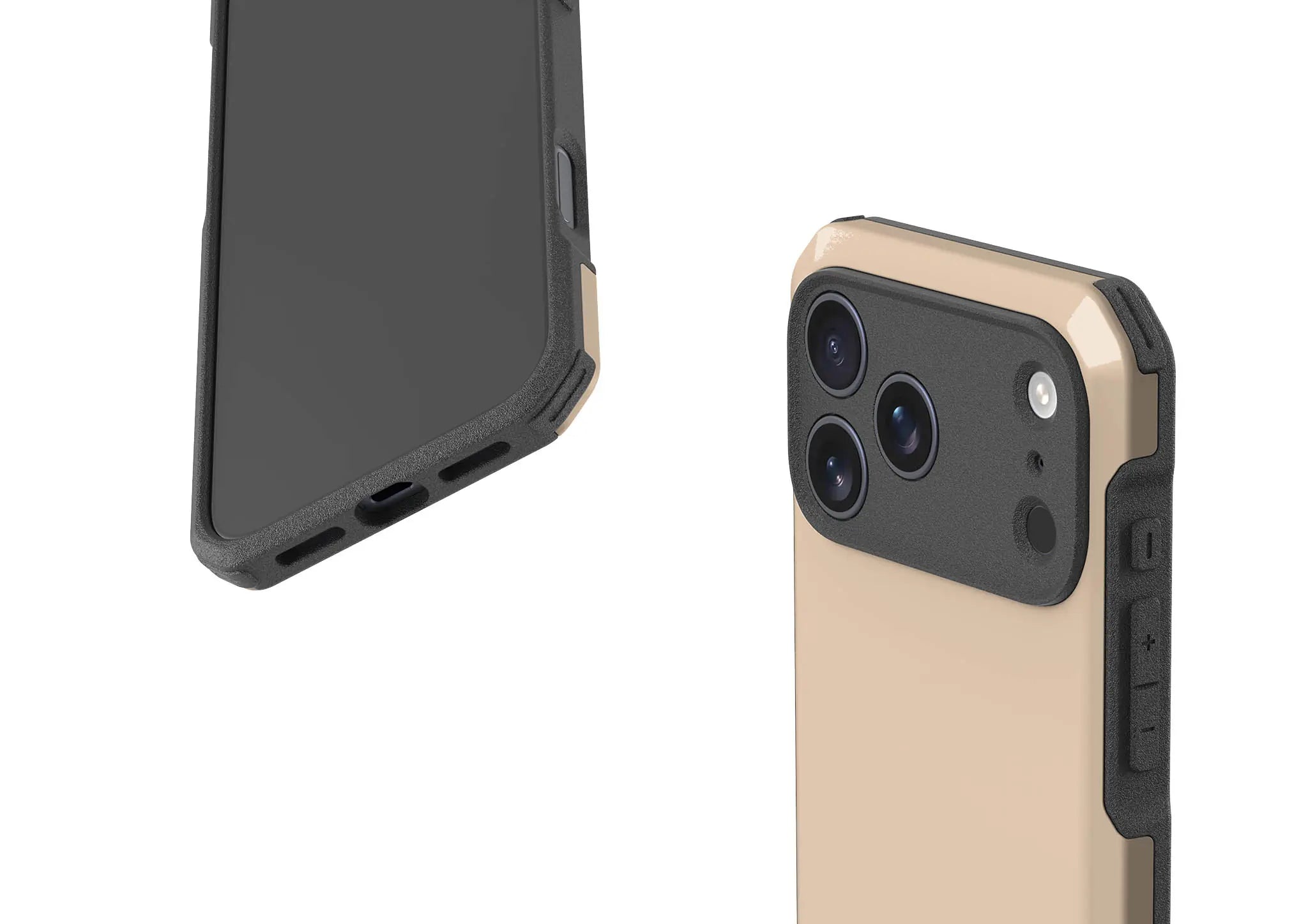 Simple Range Beige Harvest — Impact Armour MagSafe Case for iPhone — Finnaij