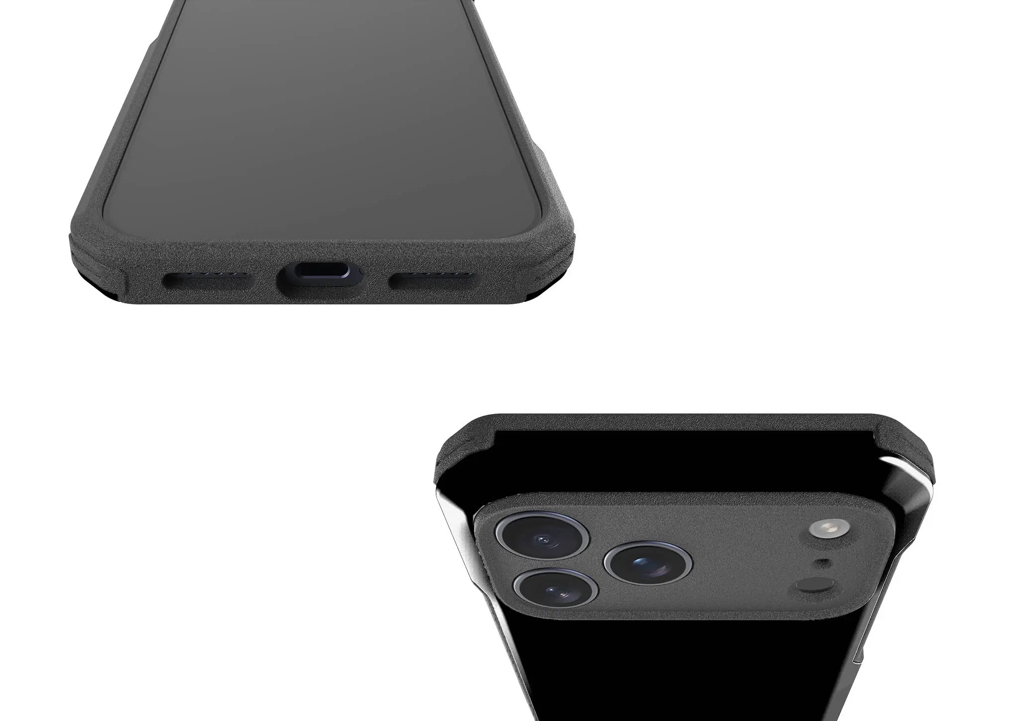 Simple Range Black — Impact Armour MagSafe Case for iPhone — Finnaij