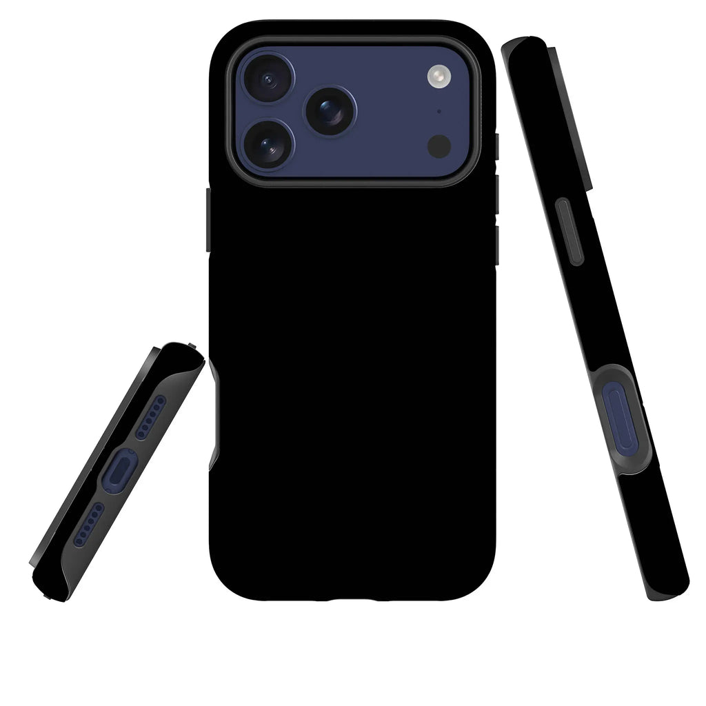 Simple Range Black — Magsafe Tough Case for iPhone — Three Quarter — Finnaij